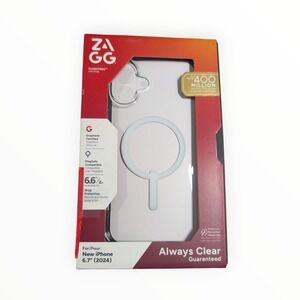 i6-S ZAGG Crystal Palace Magsafe Case for Apple iPhone 16 Plus‎ Clear ⬇️ Scratch